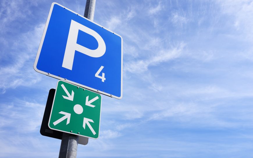 This sign says the 4 P's of Property Management start here.